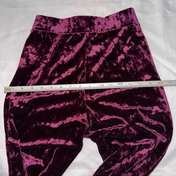 Fashion Nova Burgundy Medium Velvet Pant Set - Picture 9 of 12